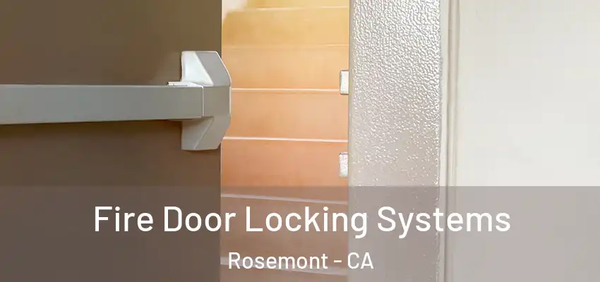 Fire Door Locking Systems Rosemont - CA